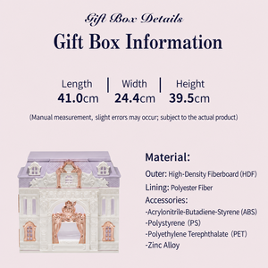 Coffret cadeau <span class=keywords><strong>Flower</strong></span> <span class=keywords><strong>Knows</strong></span> Knight Unicorn, boîte de rangement en acrylique cosmétique non pliable en plastique, boîte vide neuve, maquillage non inclus - Product Image 2