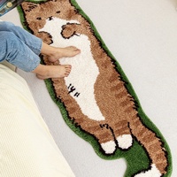 Tapis de chambre à coucher en peluche ultra doux 12mm d'épaisseur Shaggy antidérapant lavable en Machine tapis de sol confortable