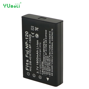 Batería de Cámara de 1800mAh Compatible con Fujifilm NP-120 NP120, Ricoh DB-43 DB43, Kyocera <span class=keywords><strong>Contax</strong></span> BP-1500S BP1500S - Product Image 5