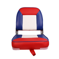 Siège de pêche pliable en cuir PU imperméable du fabricant, chaise marine pliable pour bateaux pontons et yachts