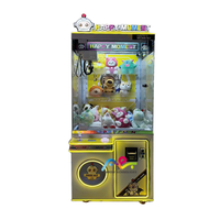 Peluche LED personnalisable Machine à grue à griffes Mini poupée Machine avec accepteur de billets