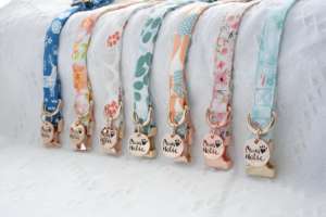 Collier pour chien en coton de qualité supérieure taille M, confortable, doux, design personnalisé, élégant, moderne, mignon, durable, stylé, luxueux, léger - Product Image 6