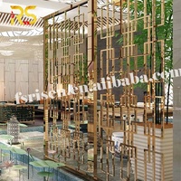 Foshan Interior Decorative Mirror Screen Room Divider Luxury Partition Wall Panel Screen Salon Luxury Mirror Divider Partition