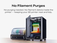 Imprimante 3D Creality CFS-C améliorée avec gestion intelligente du filament, coupe-filament externe et tampon pour impression multicolore pour K1C K1 Max K1