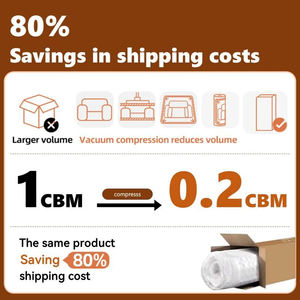 Canapé-lit portable écologique contemporain pour chambre à coucher, revêtement en tissu, 2 places, facile à manipuler et à livrer - Product Image 6