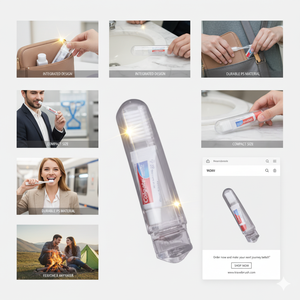 Kit Dental Desechable Plegable para Hotel, Cepillo de Dientes con Logotipo Personalizado al por Mayor, OEM, con Cerdas Suaves y Pasta Dental AME para Servicios de Huéspedes - Product Image 5