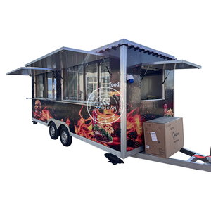Remolque Combinado para Helados 2025 en Venta, Remolques de Comida para Barbacoa de Europa y China, Remolque de Comida Móvil con Cocina, Restaurante - Product Image 1