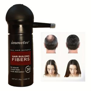 IMMETEE <span class=keywords><strong>Hair</strong></span> Fibers Styling <span class=keywords><strong>Hair</strong></span> Powder Spray Etiqueta privada <span class=keywords><strong>Hair</strong></span> Building Fiber con aplicador - Product Image 1