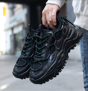 2024 nouveautés femmes mode plate-forme blanc baskets gros à lacets décontracté marche Style chaussures <span class=keywords><strong>femme</strong></span> vulcanisé chaussures de Sport - Product Image 5