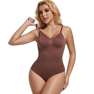 Proveedor Compresión Fajas Nylon Spandex 3XL Tamaño Body Backless Tanga Body Mujeres Shapers - Product Image 3