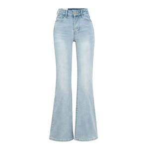 Nouveau pantalon évasé polyvalent pour femme, style américain, taille basse, longueur ras du sol, coupe large et audacieuse - Product Image 5