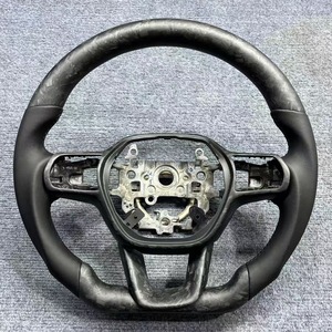 Volant en fibre de carbone forgé YTcarbon pour voitures de course sur <span class=keywords><strong>circuit</strong></span> Time Attack pour Civic Si Hatchback Type R - Product Image 4