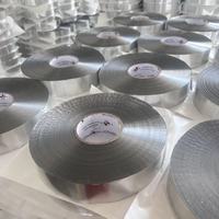 Ruban adhésif argenté renforcé en aluminium PET, étanche 30u, haute résistance, pour réfrigérateur et CVC, sans doublure