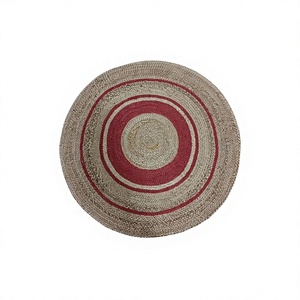 Nouveau Tapis en Jute Écologique Fait Main 2026, Motif Géométrique, Style Moderne, Tissage Plat, Antidérapant, Décoration de Salon, Nettoyage Localisé - Product Image 3