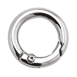 Anneau en laiton plaqué or 20 mm avec fermoir à ressort, apprêts de bijoux en or rempli 14 carats, tailles 6 mm et 16 mm, emballé en sachet - Product Image 1