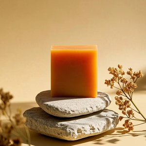 Jabón Artesanal de Cúrcuma <span class=keywords><strong>y</strong></span> Jengibre, Nutritivo, Hidratante <span class=keywords><strong>y</strong></span> Exfoliante, con 3 Años de Duración, para Baño <span class=keywords><strong>y</strong></span> Cuidado de la Piel - Product Image 1