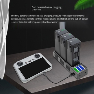 Cargador compatible con DJI Mavic 3/Pro, accesorio multifuncional de gran capacidad para gestión de baterías y carga rápida - Product Image 1