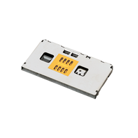 Connecteur de carte intelligente SMT à 8 broches MUP haute durabilité, adaptateur de carte, prise pour équipement bancaire, terminal de point de vente, etc.