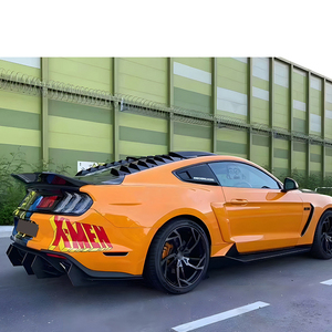 Difusor trasero de parachoques de carbono seco <span class=keywords><strong>Real</strong></span> estilo MD Winglets para <span class=keywords><strong>Ford</strong></span> Mustang Competing 18-22 extensiones traseras accesorios de coche - Product Image 3