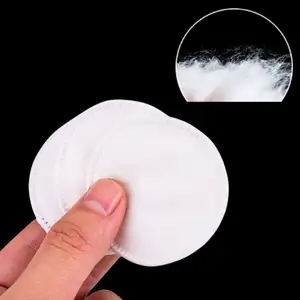 Nhà Máy Giá Tốt Nhất 100% Bông Tự Nhiên Trên Khuôn Mặt Sạch Trang Điểm Remover Pad Dùng Một Lần Mỹ Phẩm Miếng Bông Nóng Bán Bông Pad