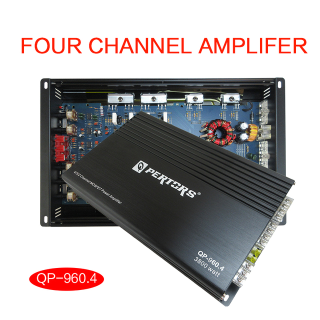 Car Audio  Amplifier  , 4 Channel   Power  Amplifer  Q-PERTORS QP960.4 FOUR Channel Amplifer