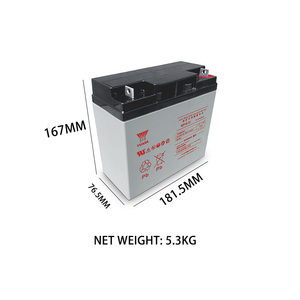 High Performance Power YUASA <strong>NP18</strong>-12 12v18ah Maintenance Free Battery - Product Image 2