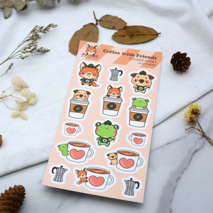 Stiker Vinyl Kiss Cut Anime Kartun Berkualitas Tinggi dengan Pola Hewan untuk Dekorasi Laptop, Botol Air, dan Notebook - Product Image 3