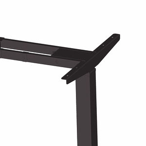 Bureau de travail moderne extensible à vente <span class=keywords><strong>chaude</strong></span>, noir, ergonomique, réglable en hauteur, un moteur, 2 étages, meubles de salon - Product Image 4