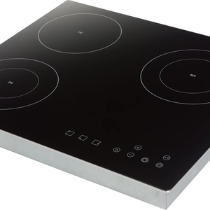 เตาแม่เหล็กไฟฟ้าแบบฝัง 3 หัวเตา สำหรับใช้ในครัว - Product Image 1