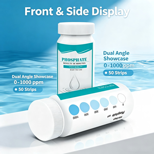 Bandes de test de <span class=keywords><strong>phosphate</strong></span>, bandes de test d'eau à large plage 0-1000 ppm pour la détection du <span class=keywords><strong>phosphate</strong></span>, 50 bandes - Product Image 4