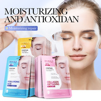 Masques Faciaux Anti-Âge et Hydratants au Collagène 25g OEM pour Peau Délicate, Effet Anti-Rides et Blanchissant