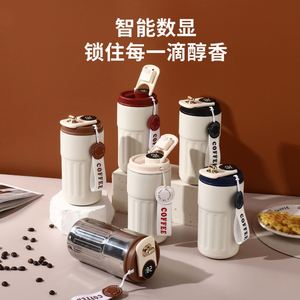 Vacuum Insulated 450ml Stainless Steel Tumbler Temperature Display Intelligent Temperature Control Eco-Friendly Modern Design - Product Image 2