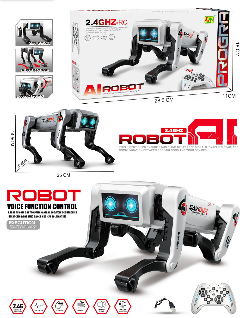 Gris / blanco (Grande)