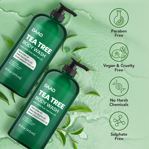 Gel Douche au Théier avec Huile de Menthe Poivrée et d'Argousier pour les Affections des Ongles, les Odeurs Corporelles et les Démangeaisons - Product Image 3