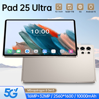 Tablet Android 15 10,1 Inci untuk Pelajar, Dual Core, Kapasitas Memori 1TB, Prosesor MTK, Jaringan GSM 4G 5G, Menggunakan Sistem Operasi Android 15
