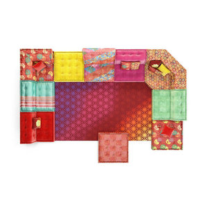 Ensembles de canapés de salon modulaires au <span class=keywords><strong>design</strong></span> moderne, canapé en tissu, meubles de maison, canapé Mah Jong Composition Rochi <span class=keywords><strong>Bobois</strong></span> - Product Image 3