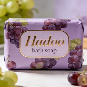 Sapone da Toilette al Profumo di Rosa di Alta Qualità, Confezione Personalizzata 125 Grammi, Sapone per Pulizia della Pelle e Lavanderia, Etichetta OEM, Saponetta Hadoo - Product Image 1