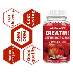 ครีเอทีนโมโนไฮเดรตแบบกัมมี่ฉลากส่วนตัว 3000 มก. อาหารเสริมก่อนออกกำลังกายสำหรับสร้างกล้ามเนื้อ เพิ่มน้ำหนัก วีแกน เพคติน - Product Image 2