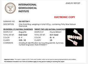 Luxury Diamond Gold Ring for Women Elegant Beautiful Engagement Wedding Gift Fine Jewelry Stylish Shine - Product Image 6