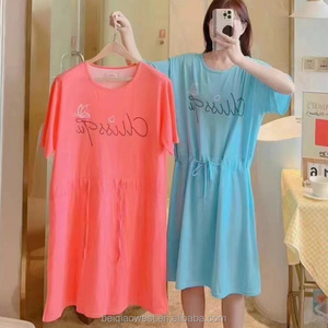 New Nightgowns for Women Soft Pajamas Short Sleeve Night Oversize T-shirt Casual Comfortable Sleepwear <strong>Sleep</strong> Dress <strong>Sleep</strong> <strong>Tee</strong> - Product Image 3