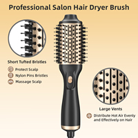 Brosse Soufflante Ionique 3-en-1 Professionnelle pour Salon et Hôtel, Sèche-Cheveux, Lisseur et Fer à Boucler, 1200W Haute Puissance, Vente en Gros Fabricant