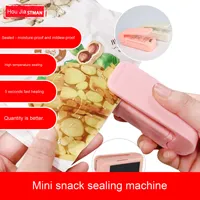 Vente chaude Portable Mini Machine à sceller en plastique ménage main pression thermoscellage artefact pour Snack vide alimentaire scellant