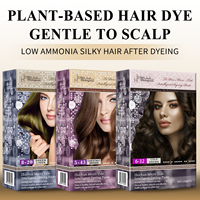 Tinte para el Cabello Saludable en Oferta, Tinte para el Cabello Sin Amoníaco, Contiene Crema de Peróxido para Salón de Belleza