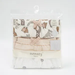 children's clothing wholesale soft cotton 3 pcs newborn gift set baby pants