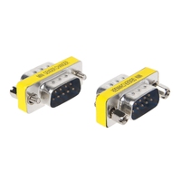 MINI adaptador de cambiador de género de 9 pines RS232 Com D-Sub VGA enchufe conectar-sata a Usb, 1 unidad