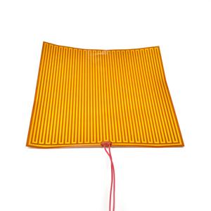 Xiaoshu דוד גמיש dc 24v חימום חשמלי משטח 250*250 מ "מ חום סרט עם דבק למדפסת 3D - Product Image 6