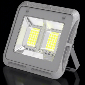 LED Solar <b>Flood</b> <b>Light</b> 50W IP67 Die-casting Aluminum Outdoor Garden Lighting Wall Mounted 170 Beam Angle CE Certified Remote - Product Image 1
