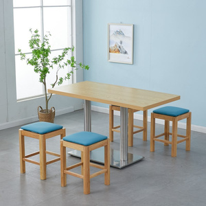 ชุดเก้าอี้และโต๊ะแบบสั่งทำสำหรับร้านอาหารคาเฟ่ - Product Image 6