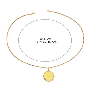 Collier pendentif en acier inoxydable de haute qualité avec calligraphie islamique arabe Sun <span class=keywords><strong>Asmaul</strong></span> <span class=keywords><strong>Husna</strong></span>, bijoux de mode pour hommes et femmes, vente en gros - Product Image 2