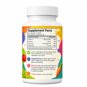 Tabletas de Suplemento Multivitamínico Vegano de Marca Privada al por Mayor para Adolescentes - Soporte Antioxidante para la Inmunidad, 60 Unidades - Product Image 6